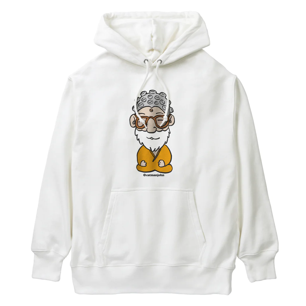 catmanjohn〜猫男じょんのぶつを（仏男じょん） Heavyweight Hoodie