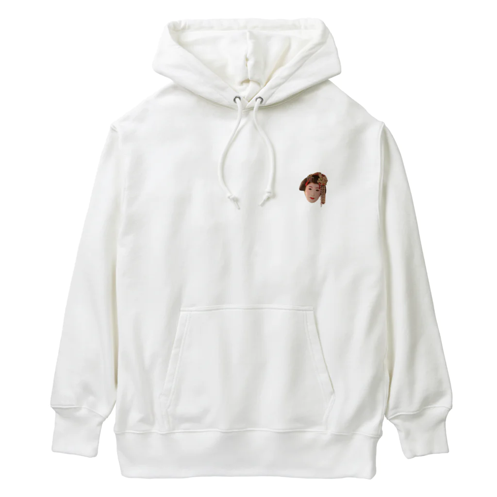 舞妓グッズ専門店『オツボネーズ』のあやこねえさん（ワンポイント） Heavyweight Hoodie