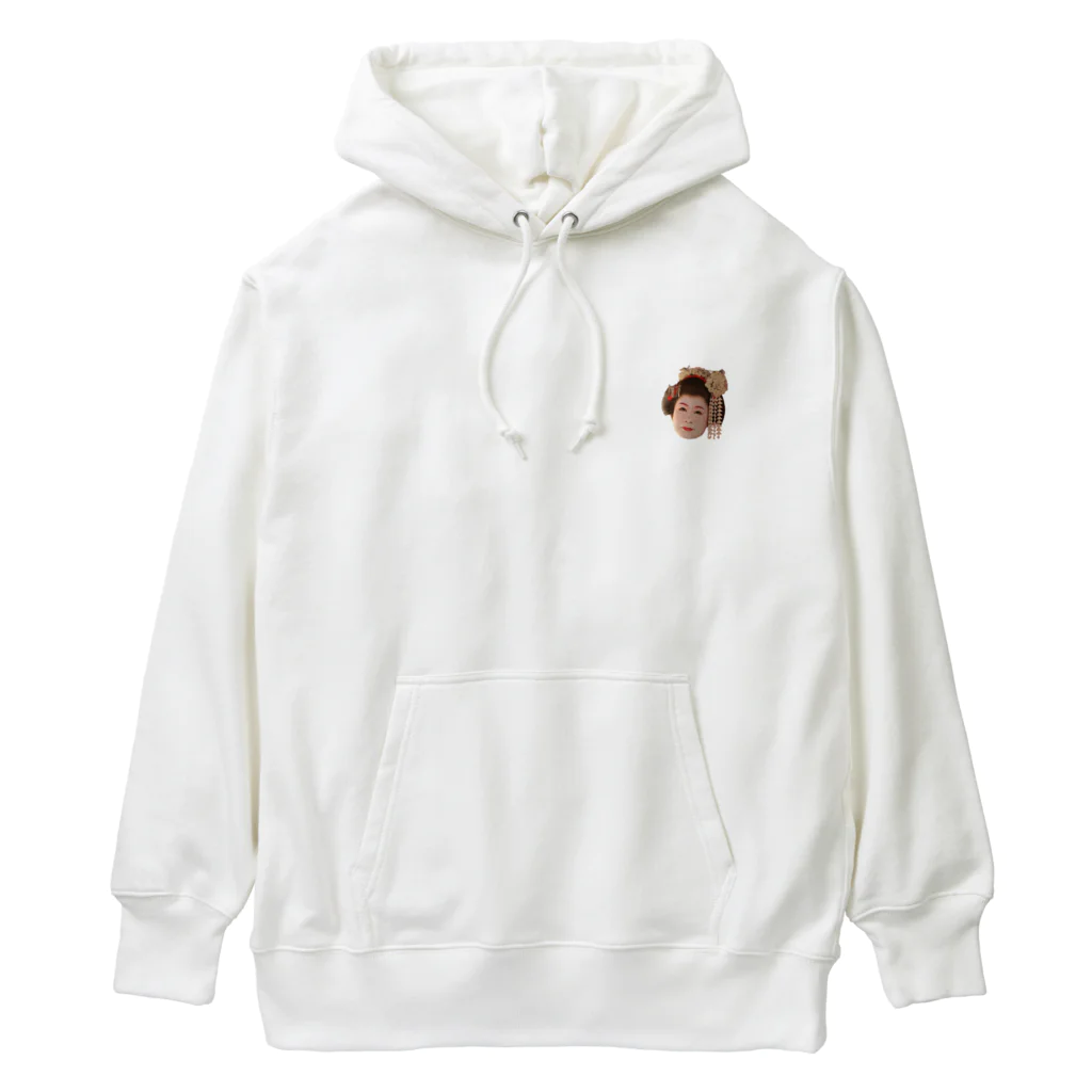 舞妓グッズ専門店『オツボネーズ』のみさとねえさん（ワンポイント） Heavyweight Hoodie