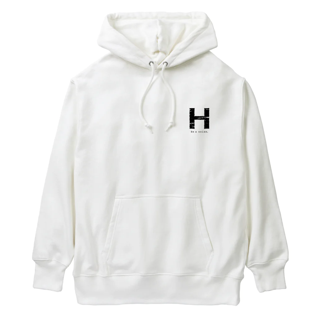 noisie_jpの【H】イニシャル × Be a noise. Heavyweight Hoodie