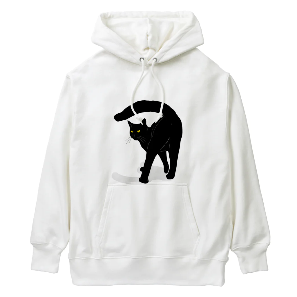 小鳥と映画館の黒猫たんのおちりが堪能出来る権利の付与 ロゴ無し Heavyweight Hoodie