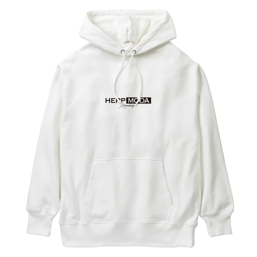 HERP MODA by ヤマモトナオキのエダハヘラオヤモリ/レッド Heavyweight Hoodie