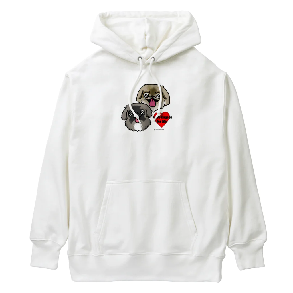 ペキニーズ好きによるペキニーズグッズ屋さんのNo Pekingese No Life. Heavyweight Hoodie