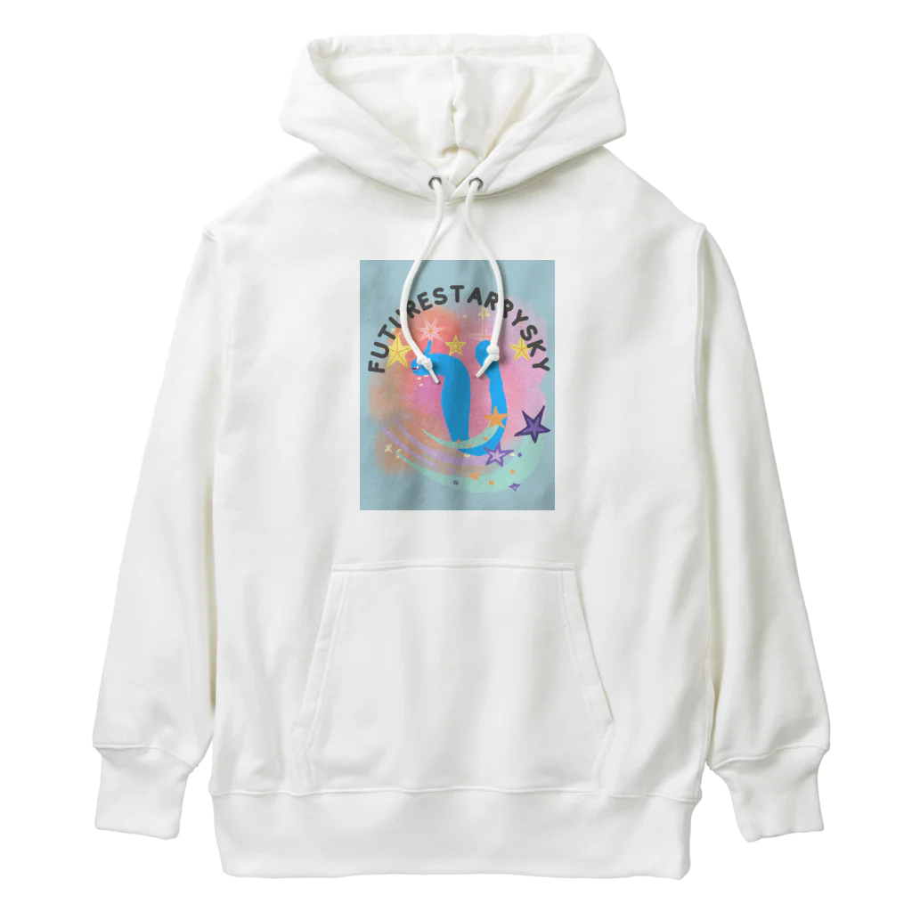 Future Starry Skyの青いドラゴン🐉 Heavyweight Hoodie