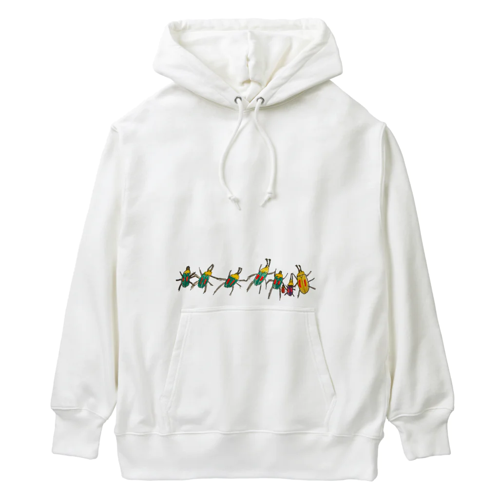 YIBLのなかよしニジイロクワガタ Heavyweight Hoodie