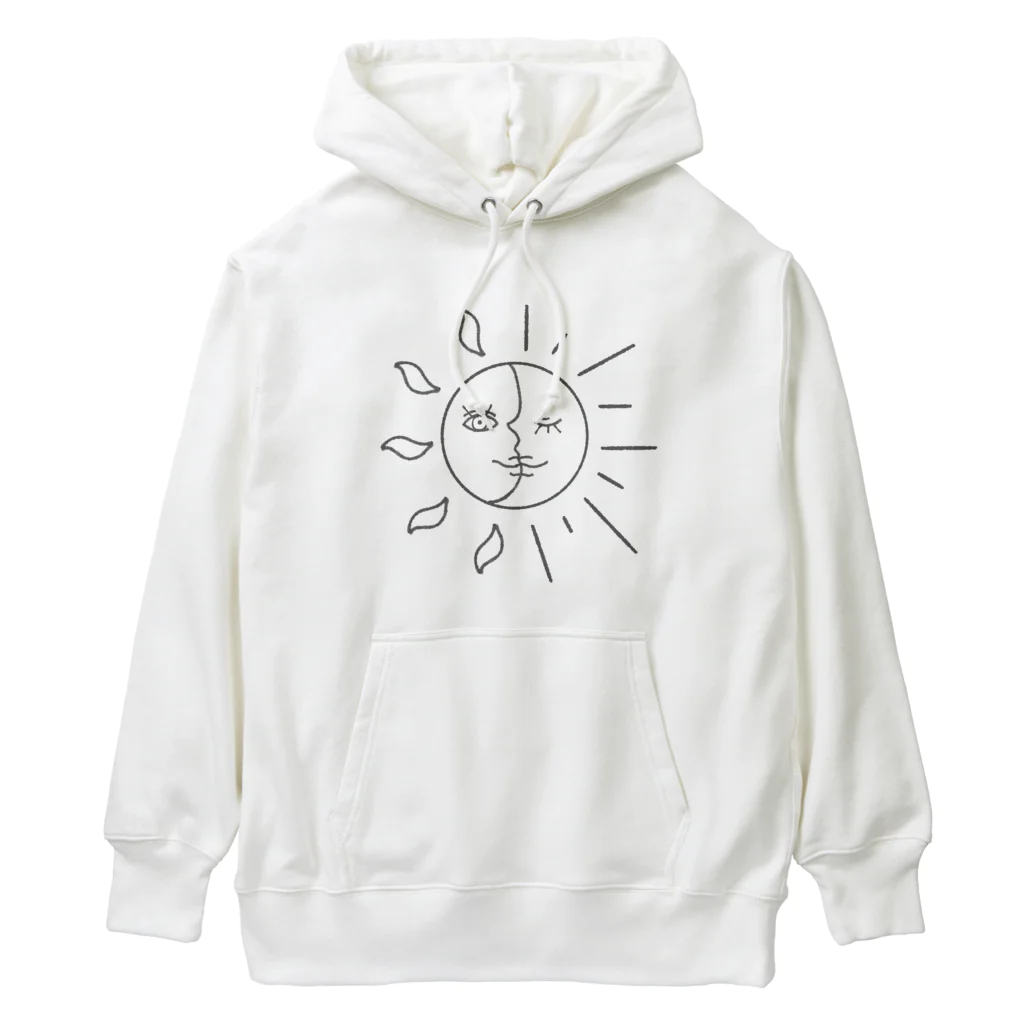 チョコミントの太陽と月 Heavyweight Hoodie