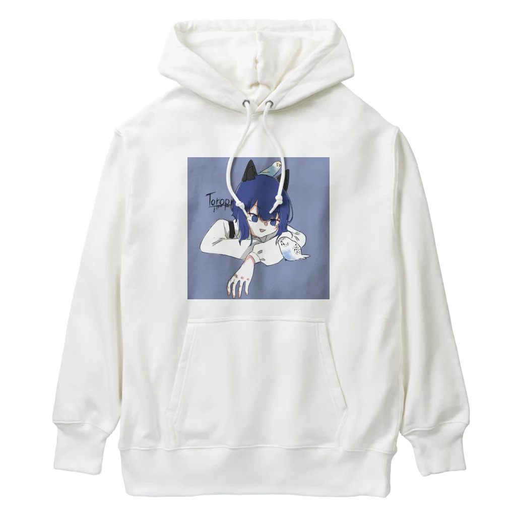 なるさんのとろろぴーやグッズ Heavyweight Hoodie