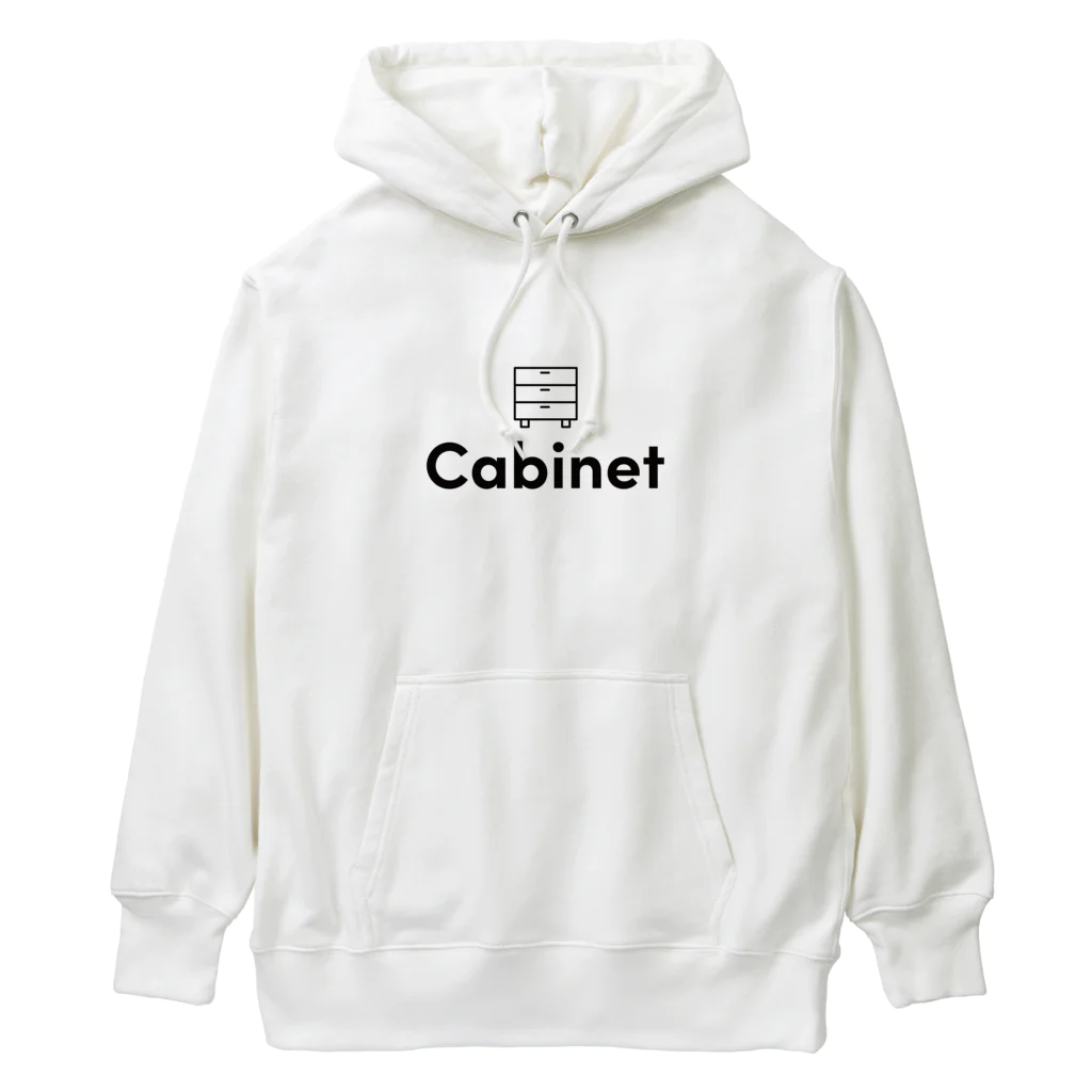 cabinetのCabinet　黒ロゴ ヘビーウェイトパーカー