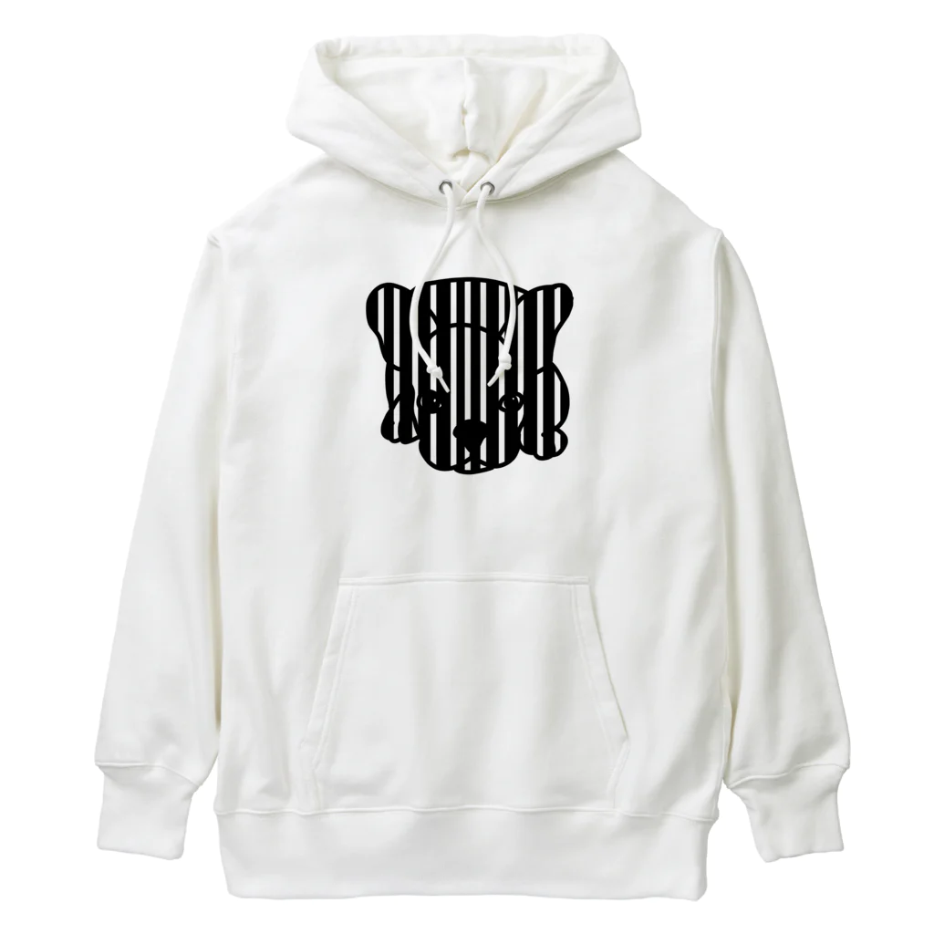 みつまめこshopのストライプ犬 Heavyweight Hoodie