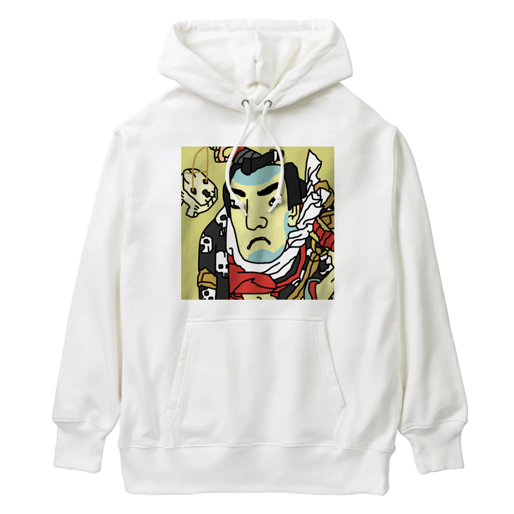 じゃぱにぃずぴぃぽぅの国芳もやう正札附現金男 野晒悟助 Heavyweight Hoodie