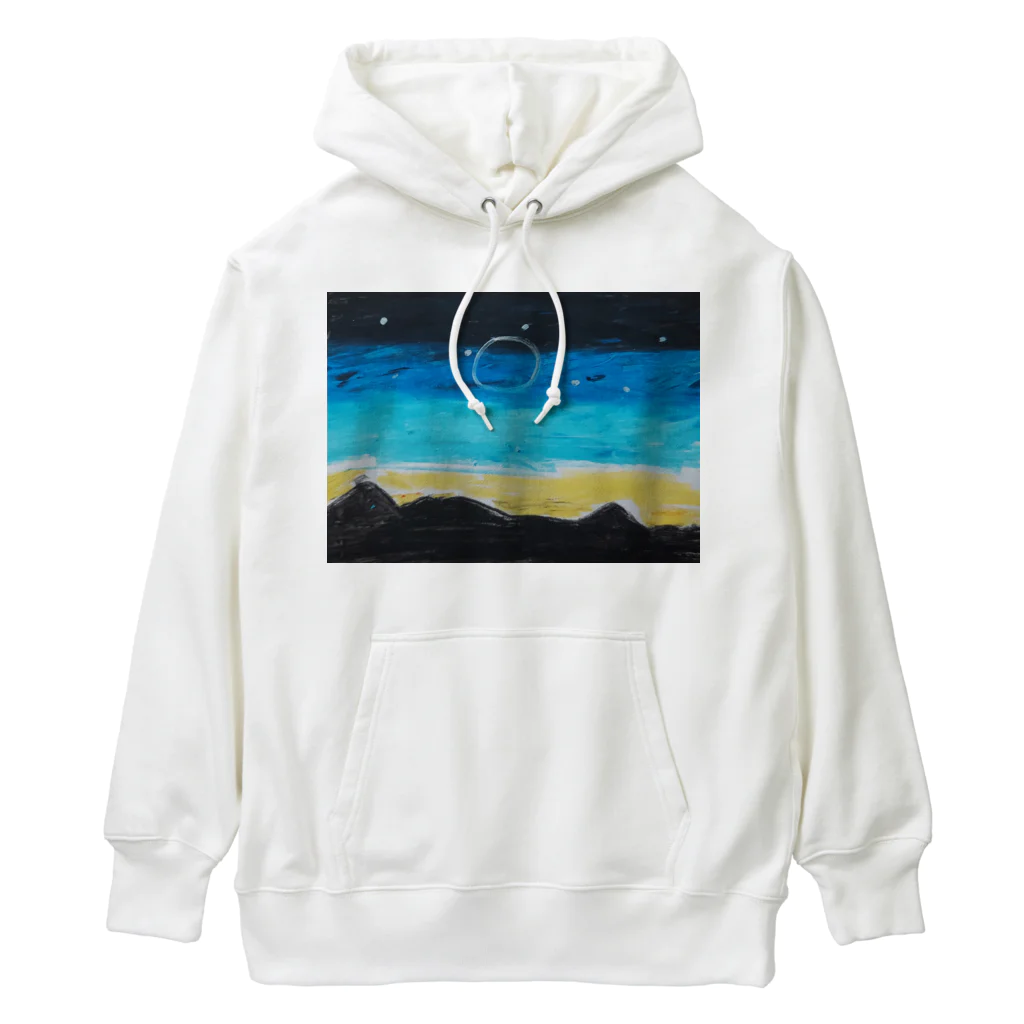 みつまめこshopの山を照らす光 Heavyweight Hoodie