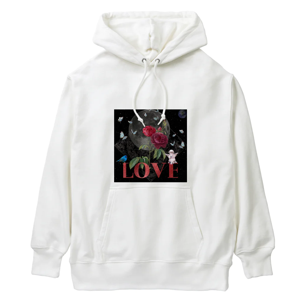 manamjのLOVE Heavyweight Hoodie