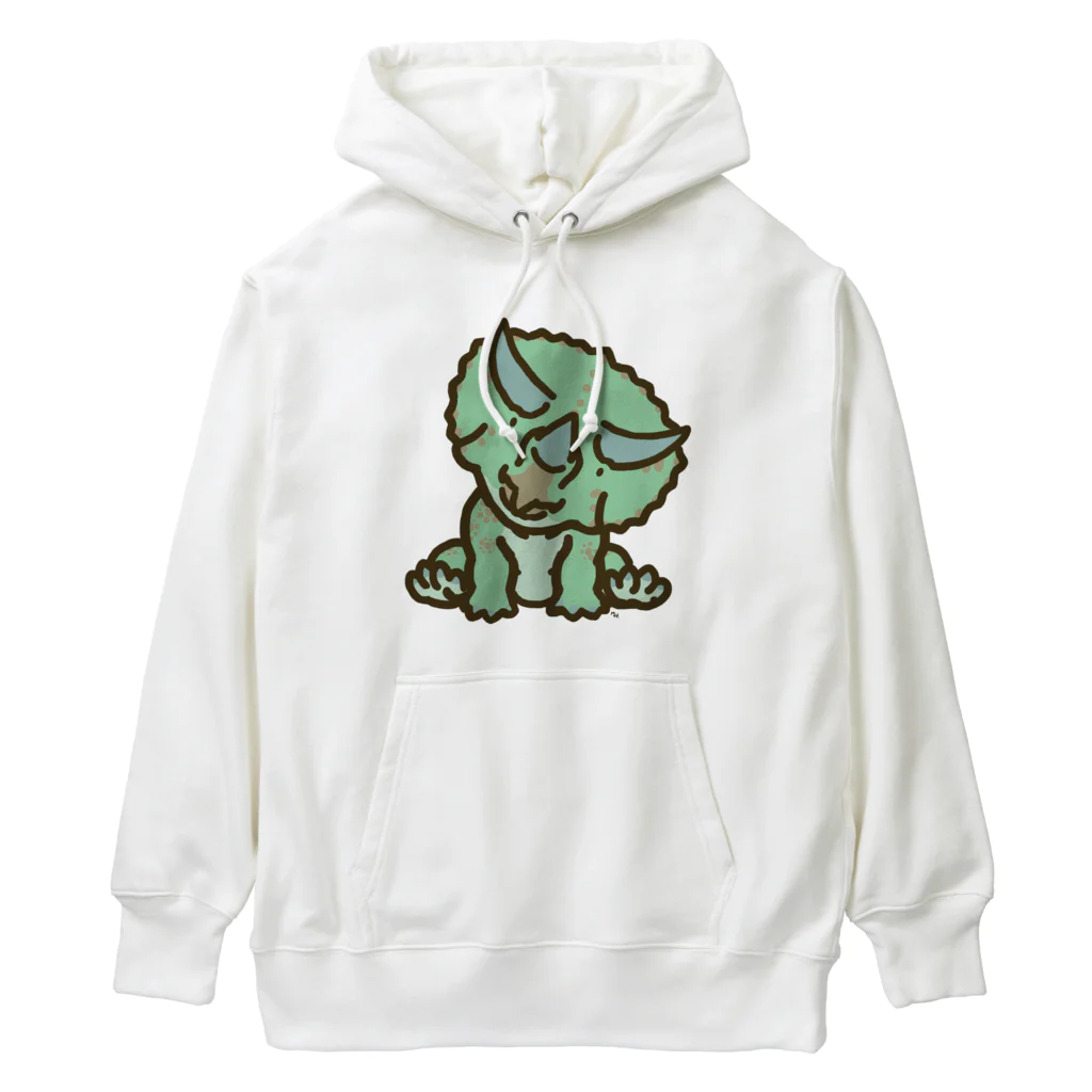 segasworksのトリケラちゃん（お座り）首傾げ Heavyweight Hoodie