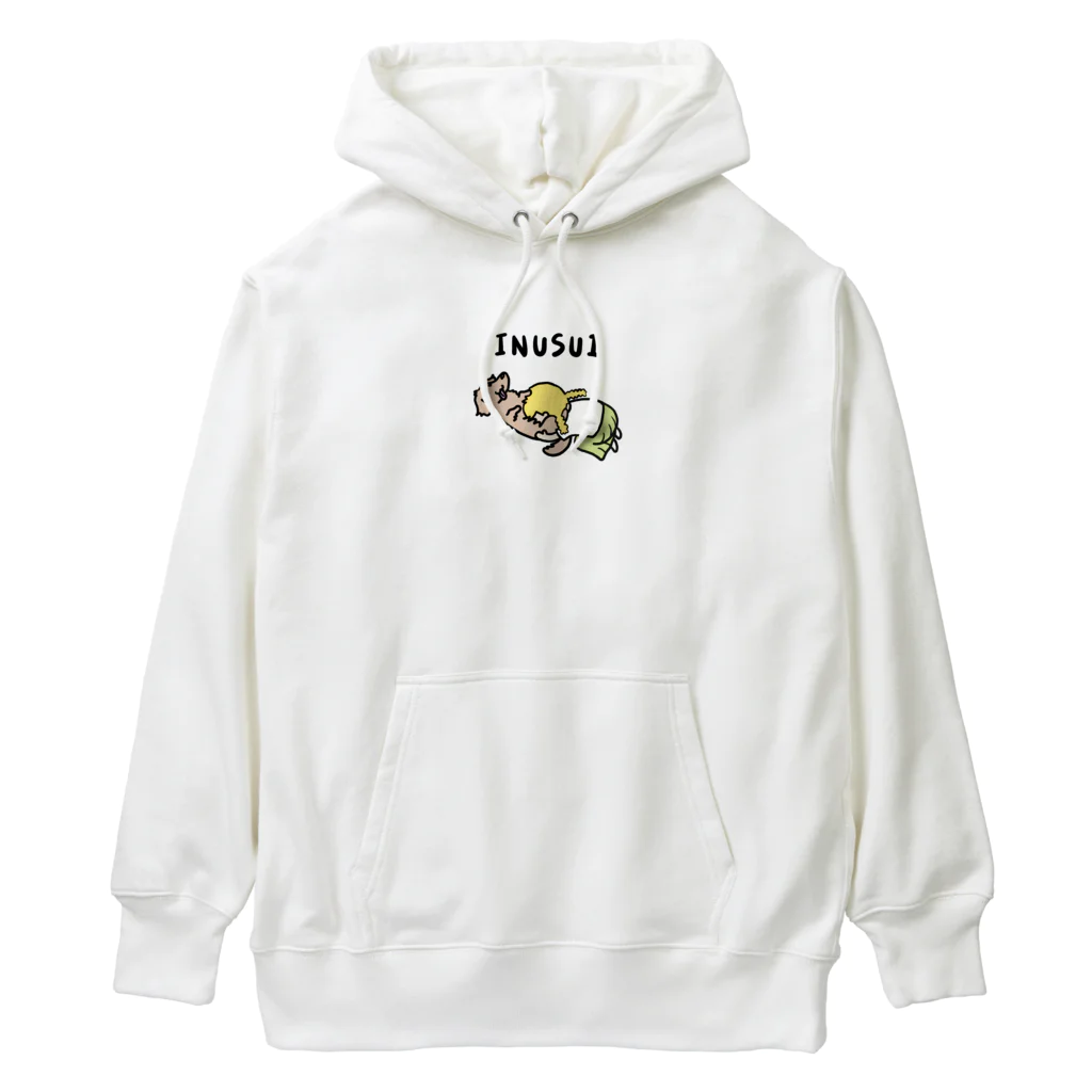 犬のおしりのダックス吸う女子 Heavyweight Hoodie