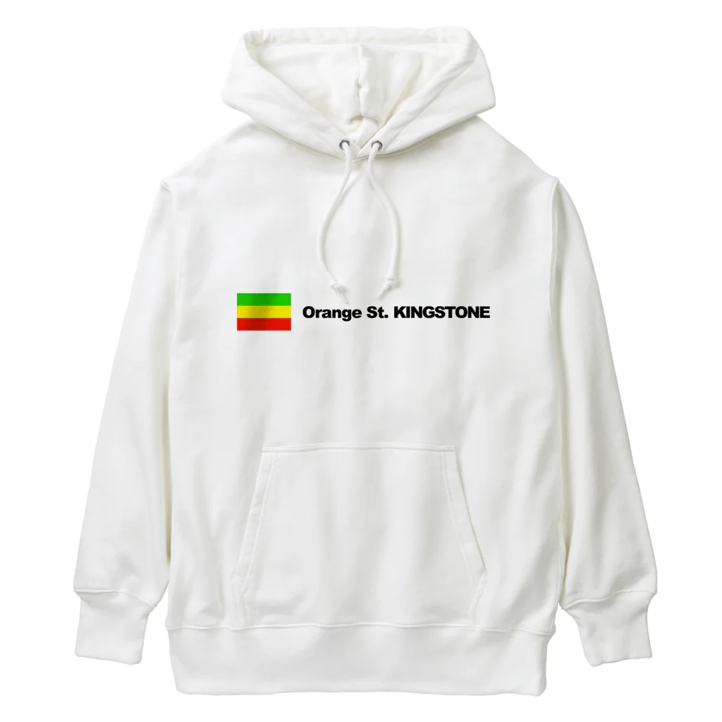 MFDUのKINGSTONEオレンジストリート Heavyweight Hoodie