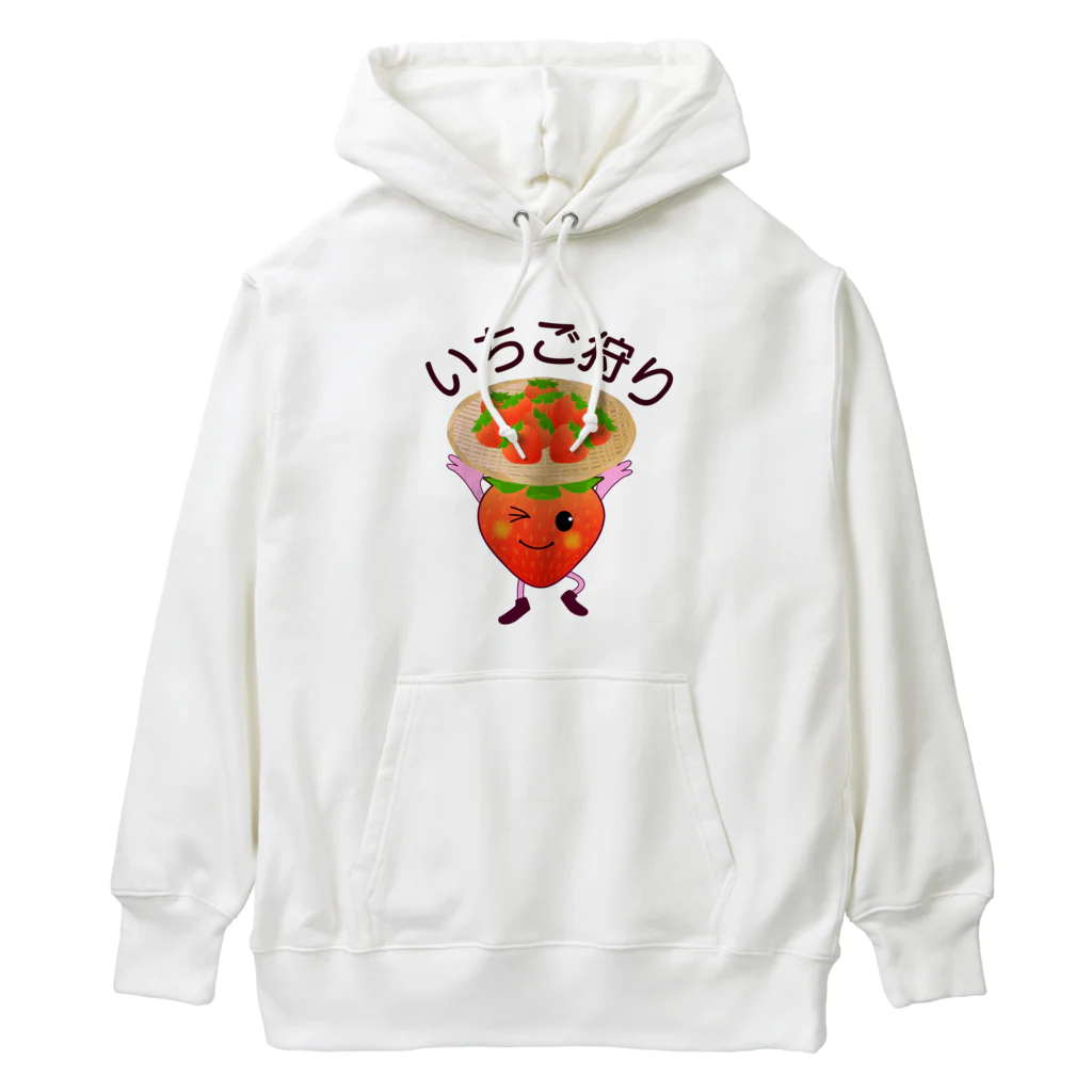 chicodeza by suzuriのいちご狩り！ Heavyweight Hoodie