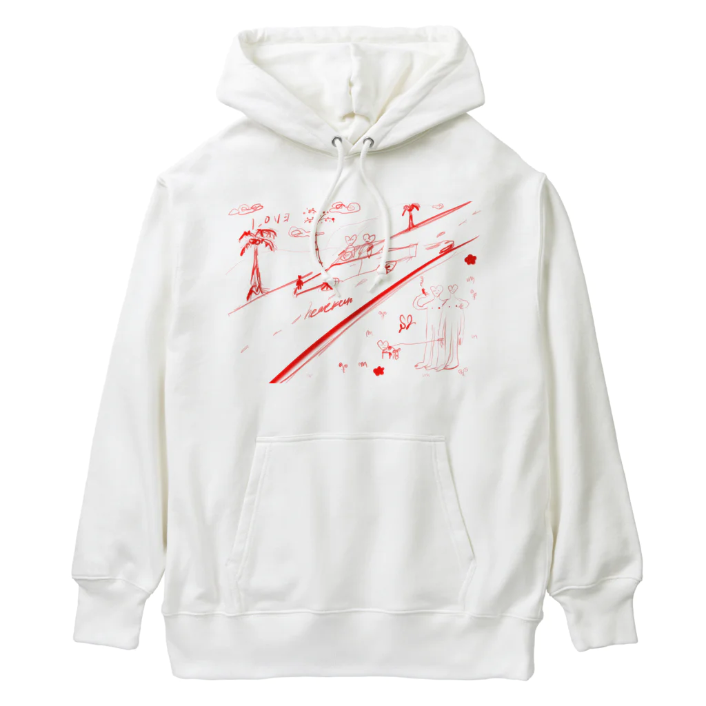 S2kun ハートくん SHOPのハートくんlife Heavyweight Hoodie