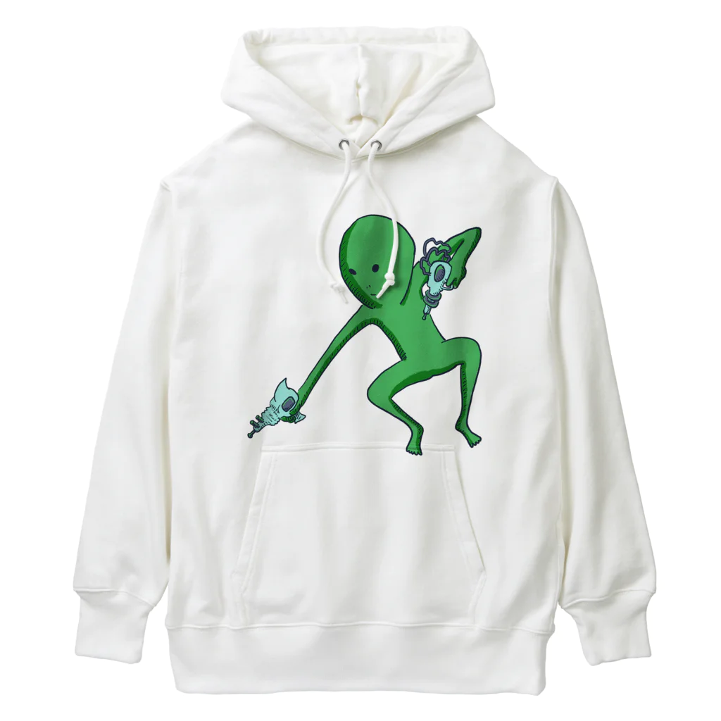 doteauの宇宙人くん：光線ピューピュー Heavyweight Hoodie