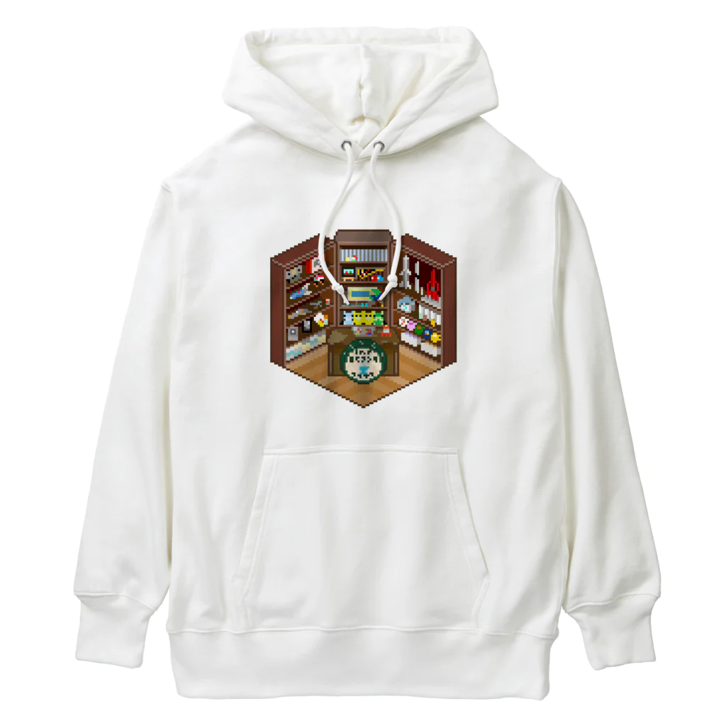 脱サラ賢者タカの岡田斗司夫ゼミスタジオ風なピクセルルームTシャツ Heavyweight Hoodie