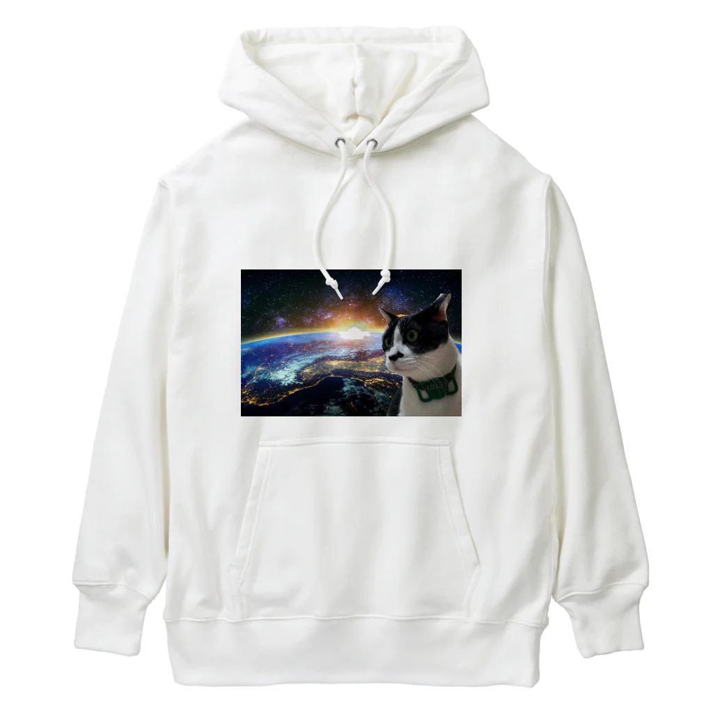 さかなの宇宙猫サスケ Heavyweight Hoodie