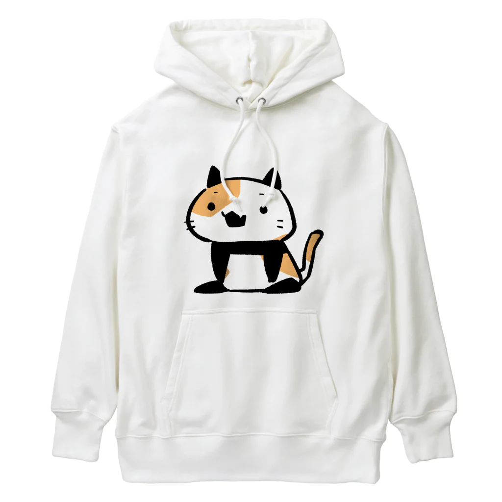 うさやのパンダ風味の三毛猫 Heavyweight Hoodie