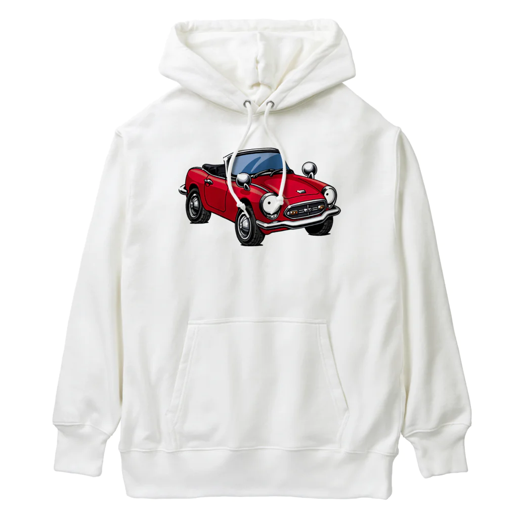 kimchinのコミカルで昭和レトロなスポーツカー　ホンダS600 エスロク Heavyweight Hoodie