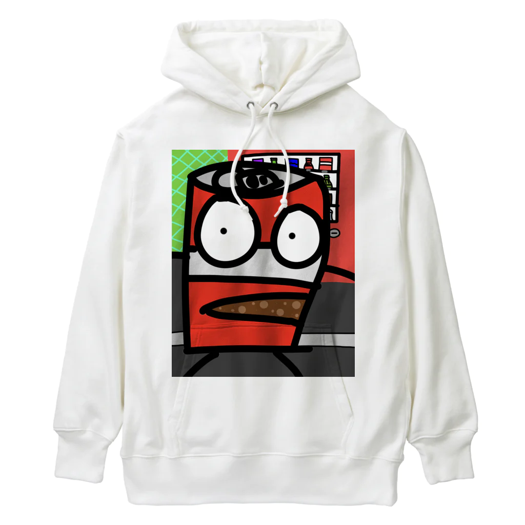 雄大な蒼い空の缶ジュースのコーラくん Heavyweight Hoodie