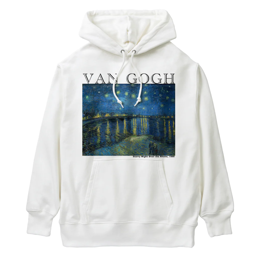 MUGEN ARTのゴッホ　ローヌ川の星月夜　Van Gogh / Starry Night Over the Rhône  Heavyweight Hoodie