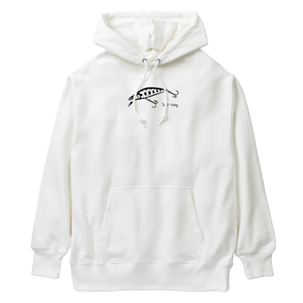 フィッシング&サウナの和風Trout Fishing  Heavyweight Hoodie