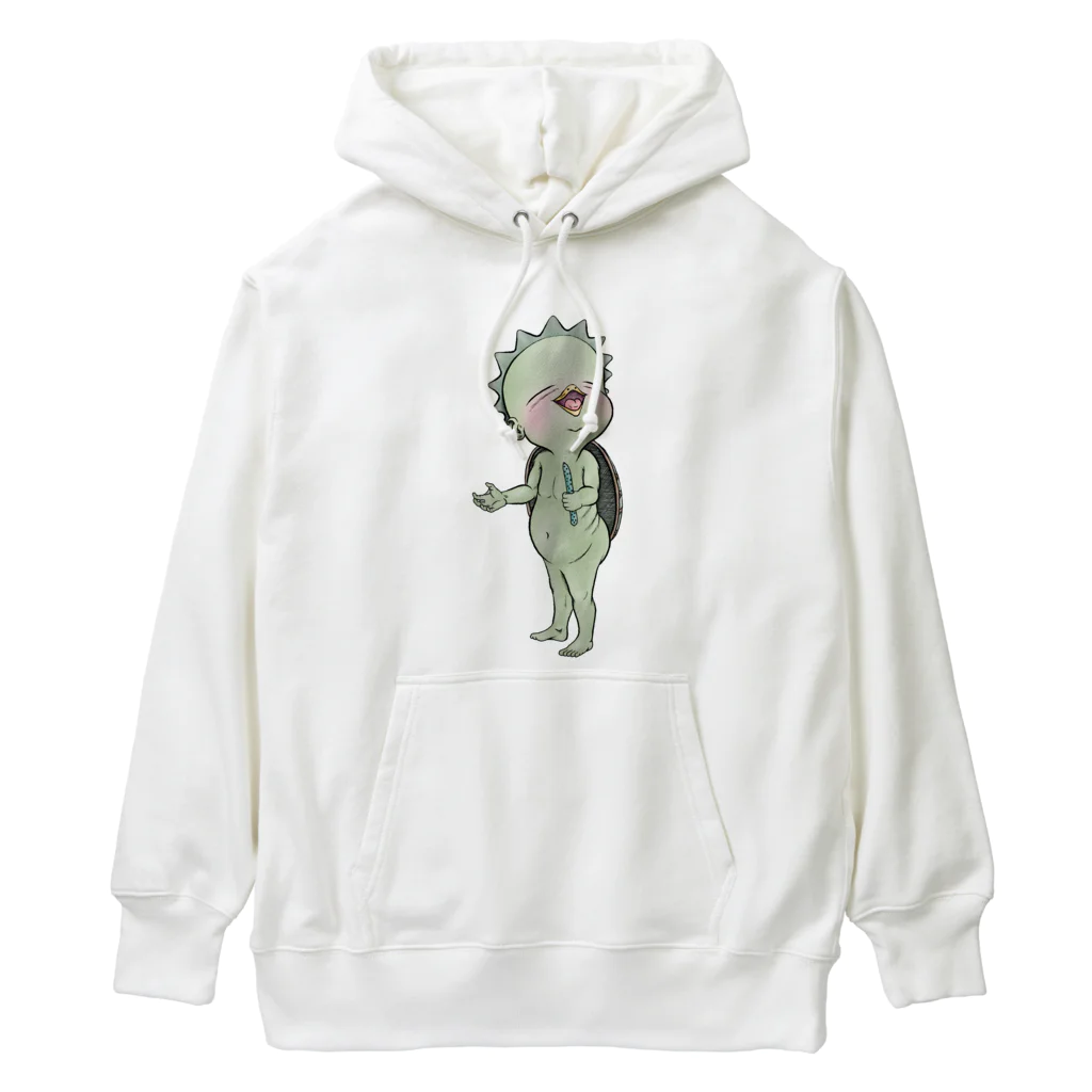 メイプル楓／イラストレーターの【大阪生まれの河童】/ Vol019191 Heavyweight Hoodie