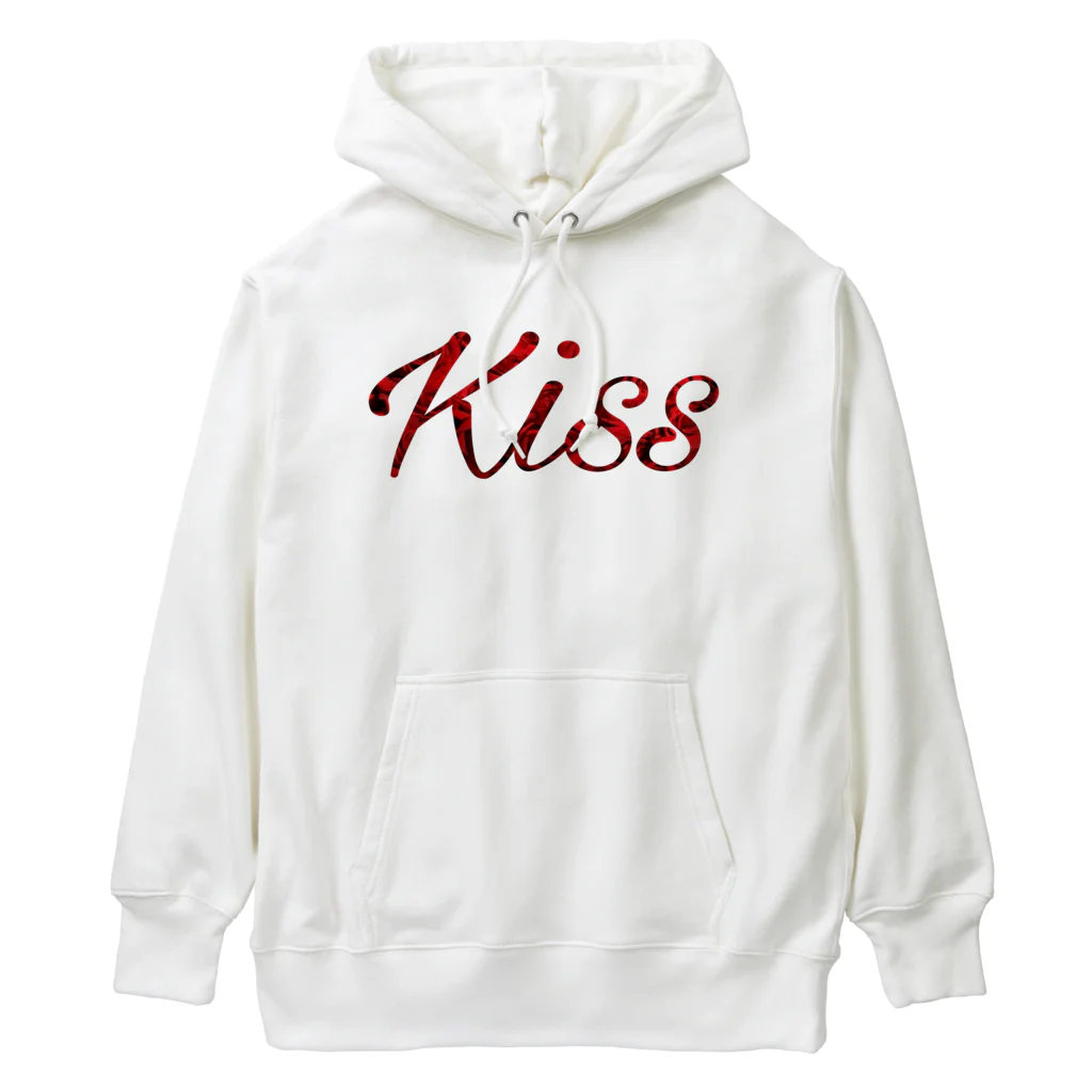 キッチンファラオのKiss デザイン Heavyweight Hoodie