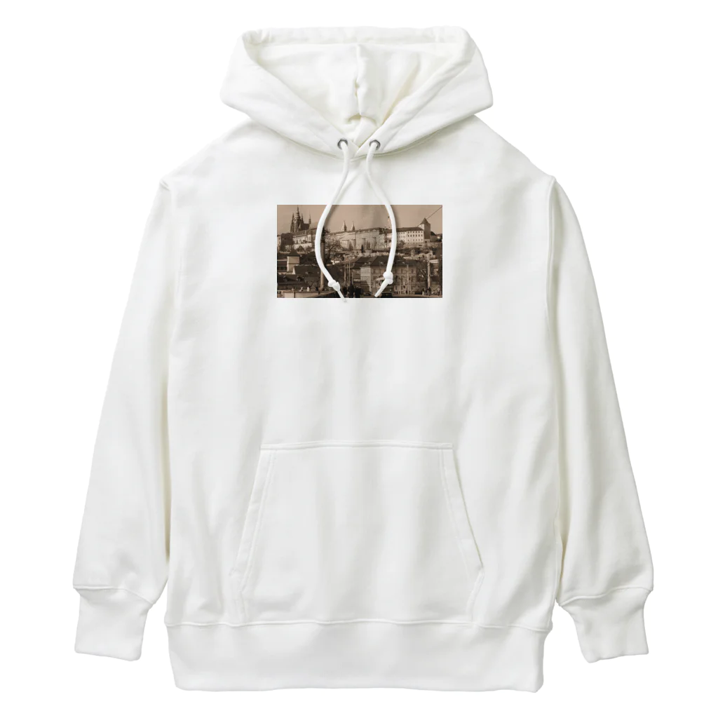 stazione_cleのプラハ城 Heavyweight Hoodie