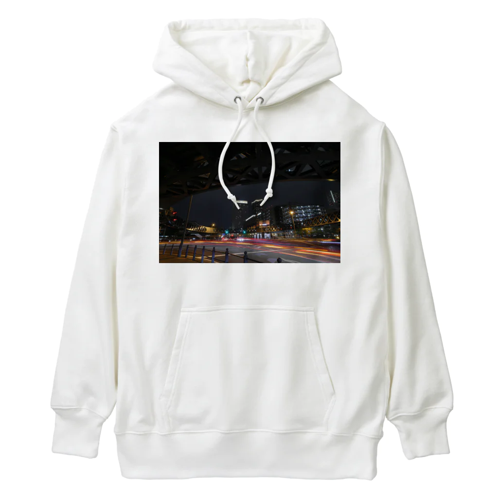 nokkccaの光跡 - Junction Light trail - Heavyweight Hoodie