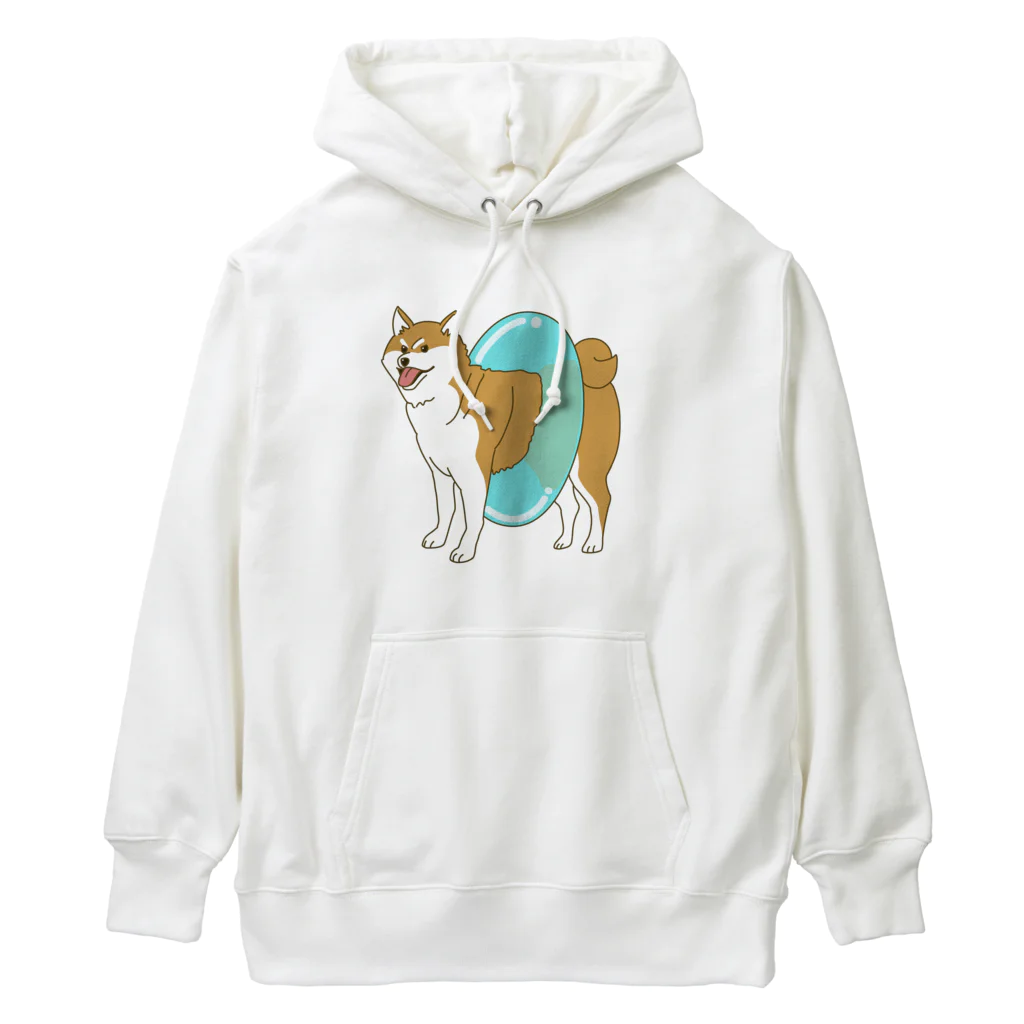 takaseのSHOPのプールに行く気の柴犬 Heavyweight Hoodie