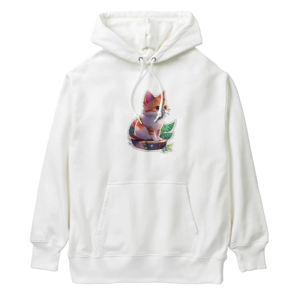 dolphineのキュートな猫 Heavyweight Hoodie