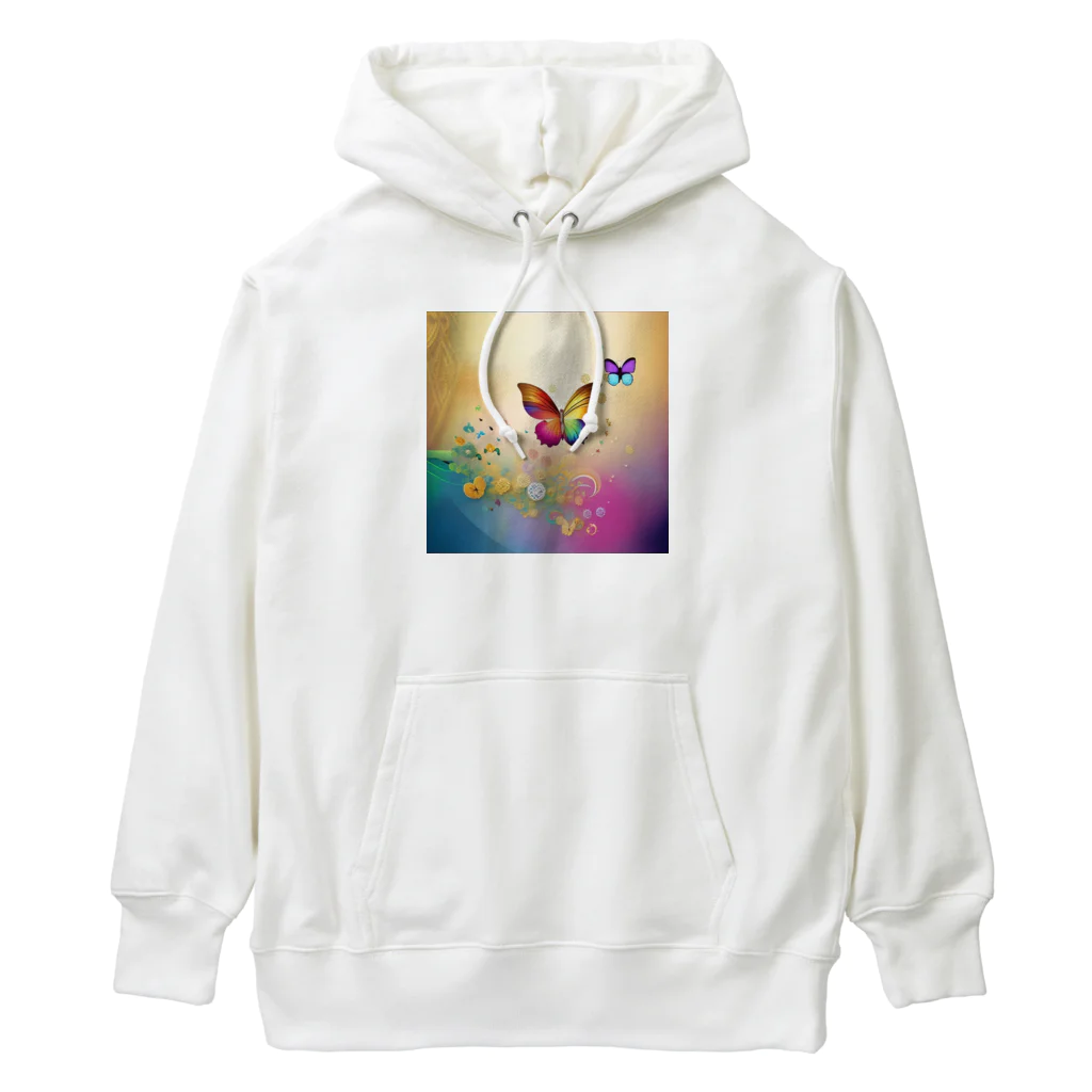 dolphineのHealing Rainbow butterfly Heavyweight Hoodie