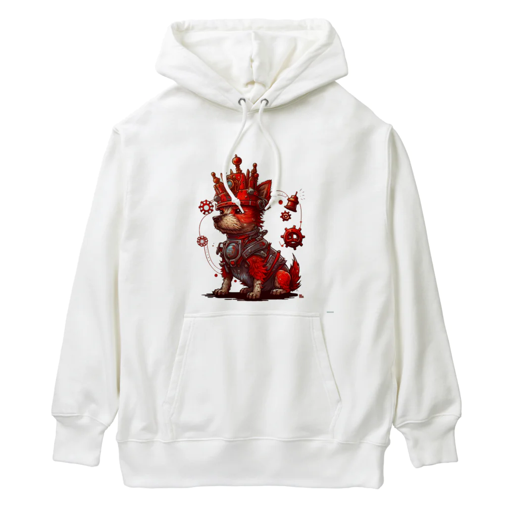 AliceDesignLab.のSteampunk Red Dog Heavyweight Hoodie