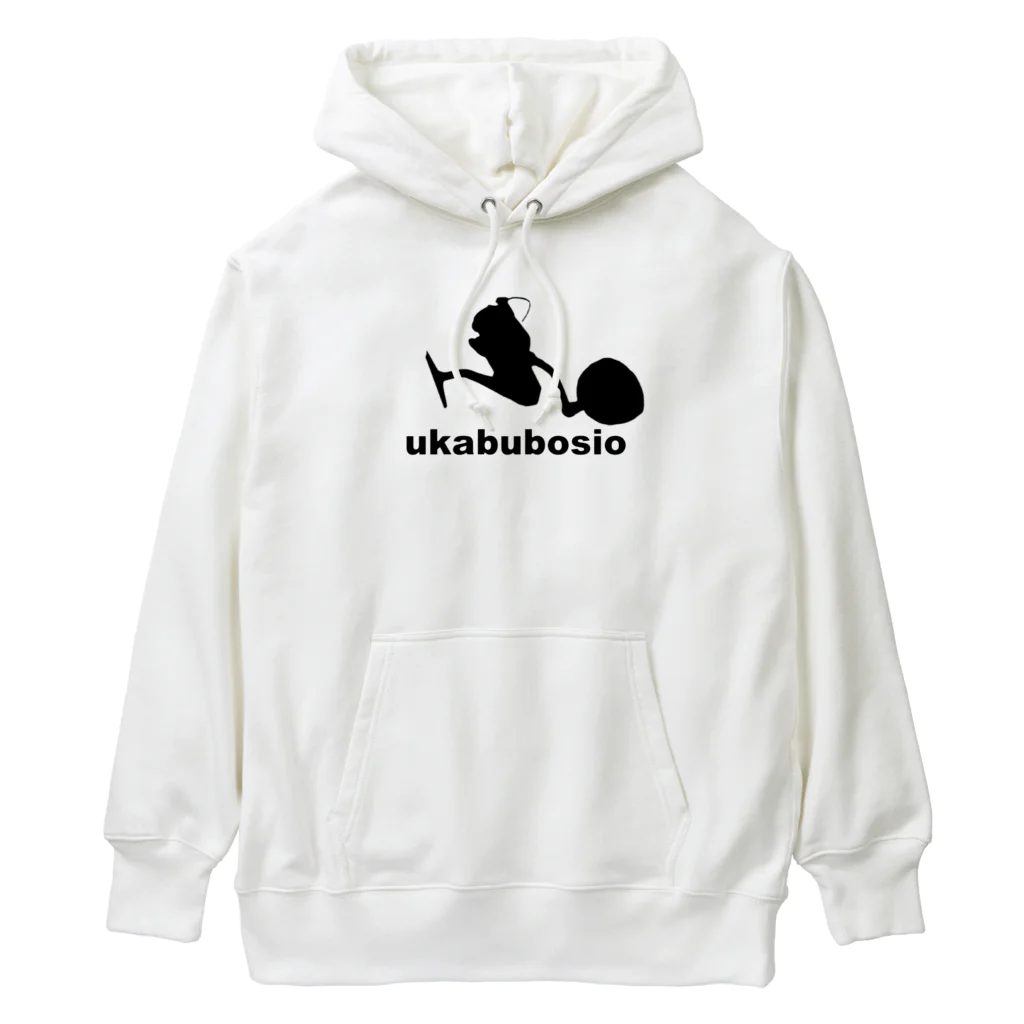 ukabuboshioの浮かぶぼしおリール黒 Heavyweight Hoodie