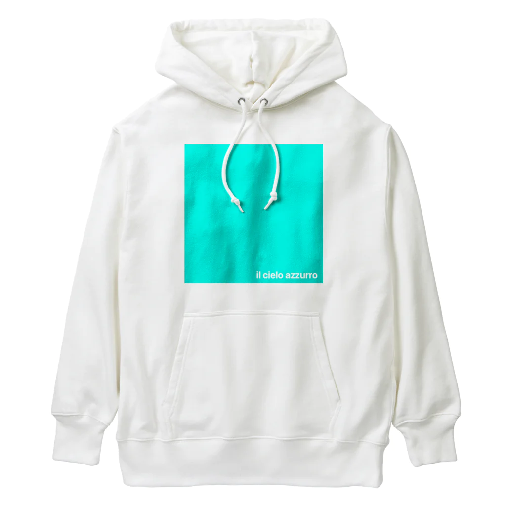 Clum bunchの空の青さ Heavyweight Hoodie