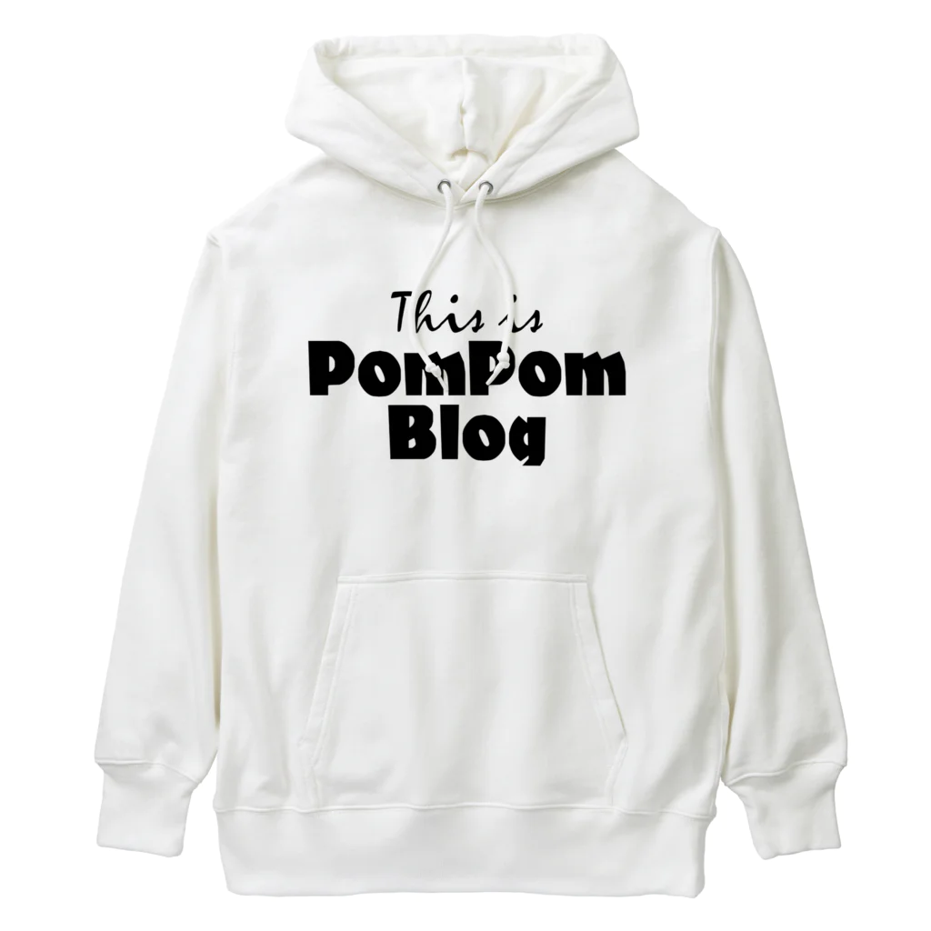 mf@PomPomBlogのMutant Pom Pom Blog Logo ヘビーウェイトパーカー