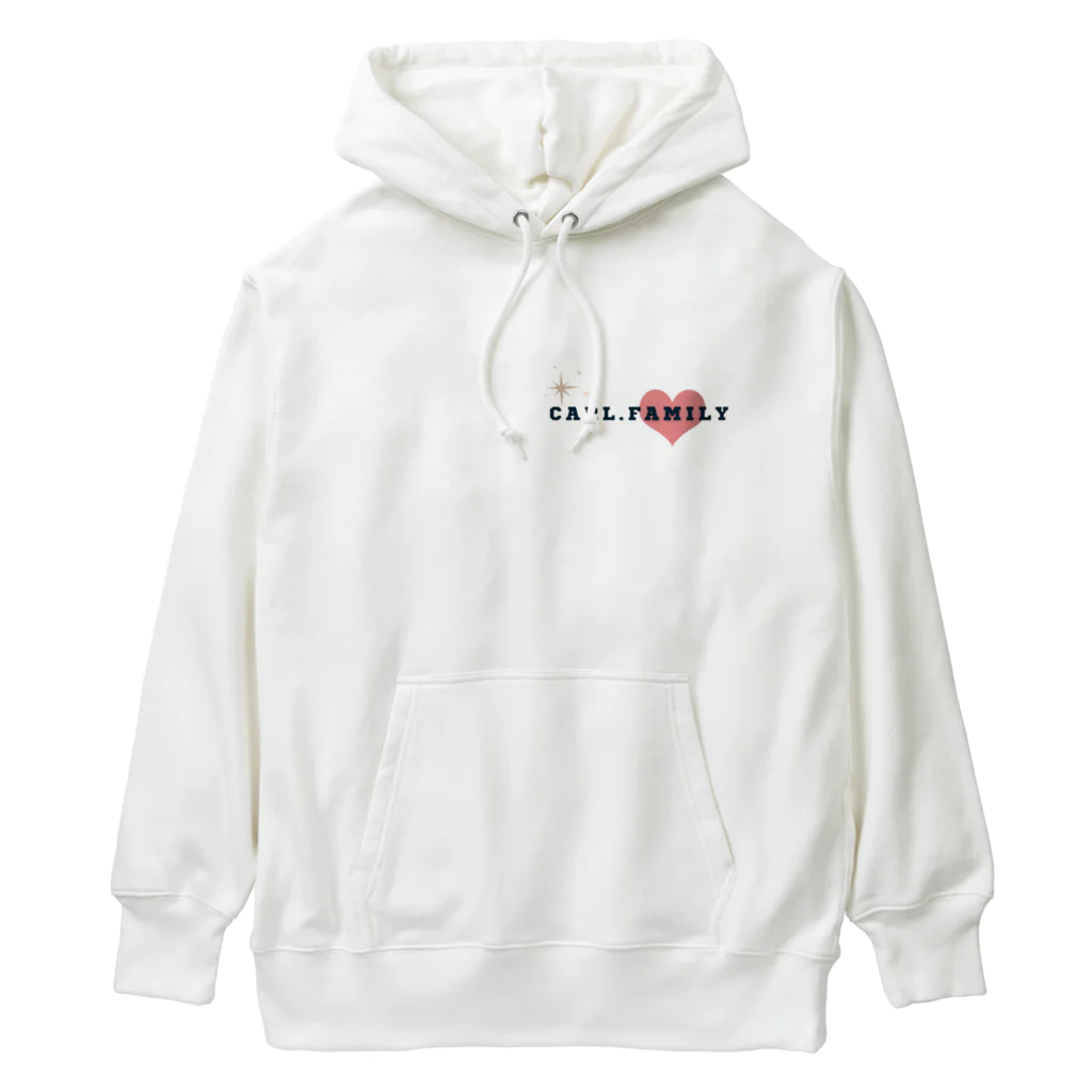 Carl.Familyの［Carl,Family］ロゴ③〈ハート〉 Heavyweight Hoodie