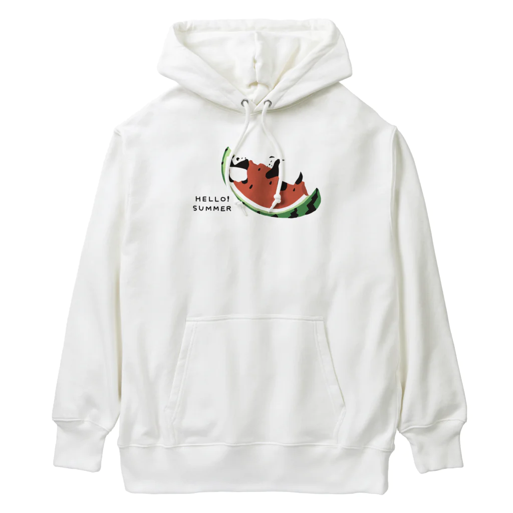 kiki25のゆらゆらスイカとすやすやパンダたち Heavyweight Hoodie