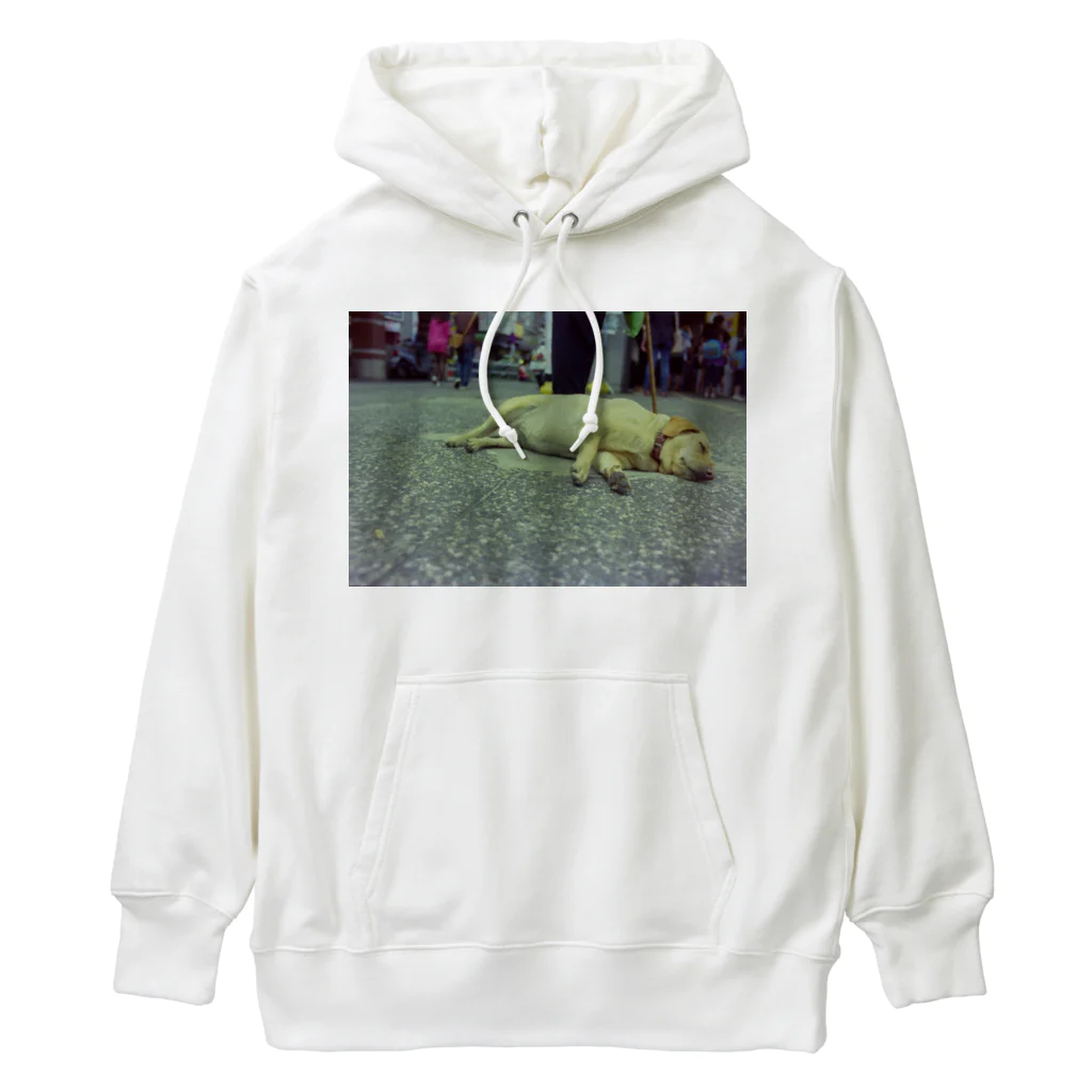 Robin_Hiroshimaの台中の眉毛犬さん Heavyweight Hoodie