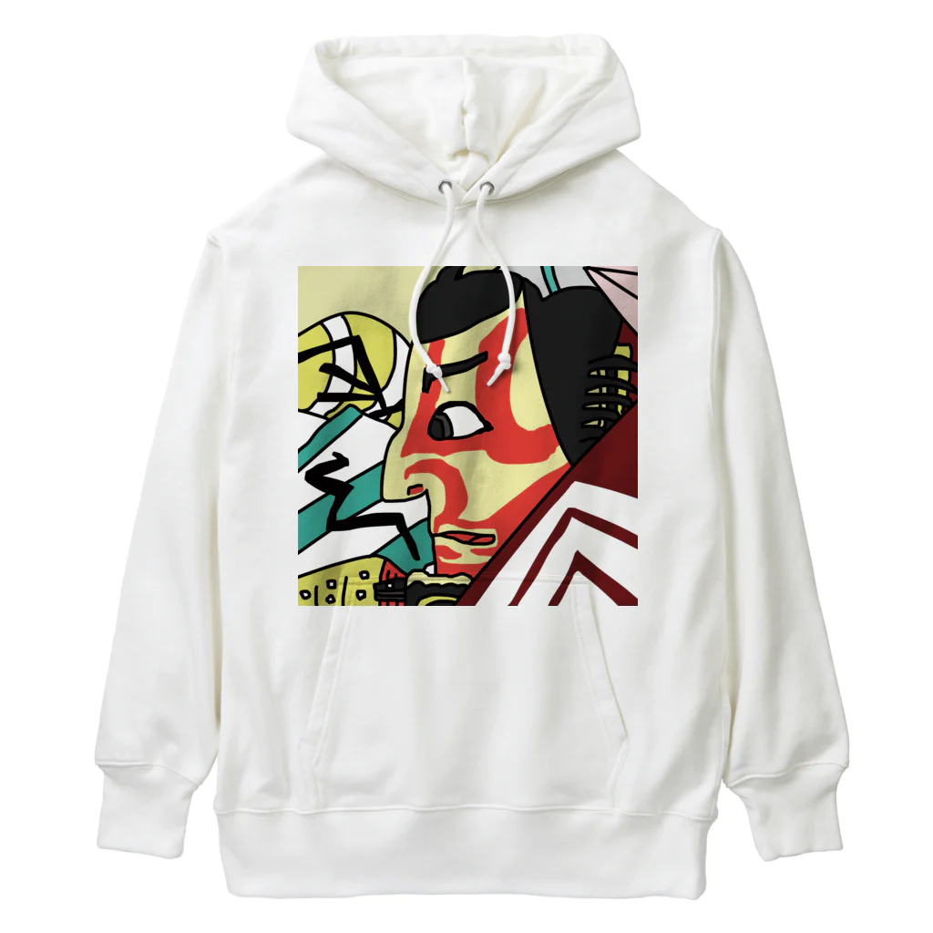 じゃぱにぃずぴぃぽぅの市川鰕蔵の碓井の荒太郎定光 Heavyweight Hoodie