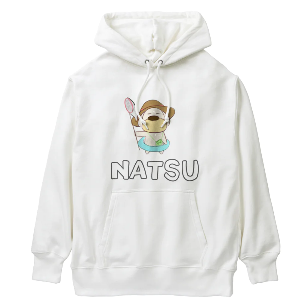 おもちまるの夏のゆるい犬 Heavyweight Hoodie