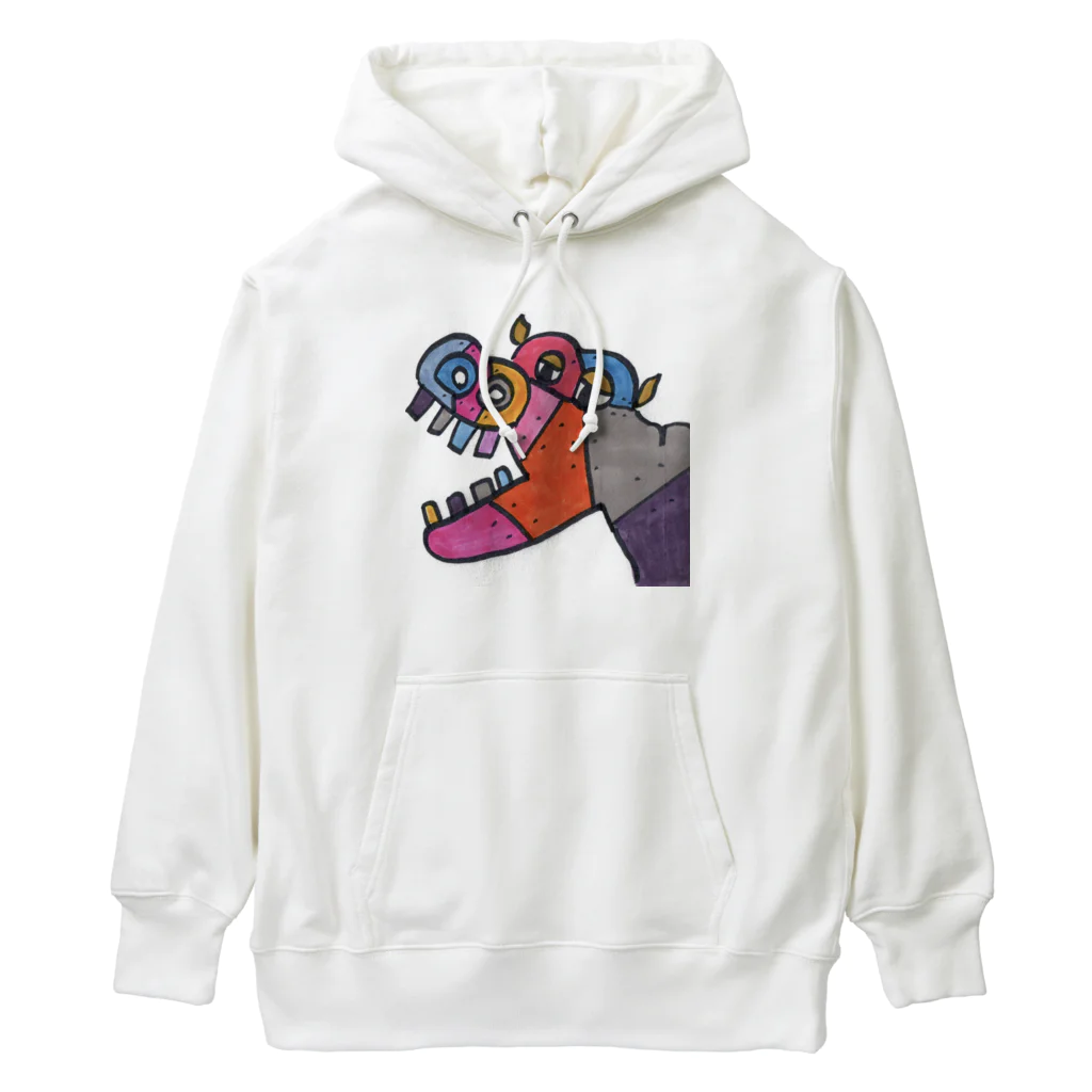 ゆるっと北欧デザイン♪Pahvi Elukat パフヴィ・エルカットのVirtahepo ゔぃるたへぽ　カバちゃん Heavyweight Hoodie