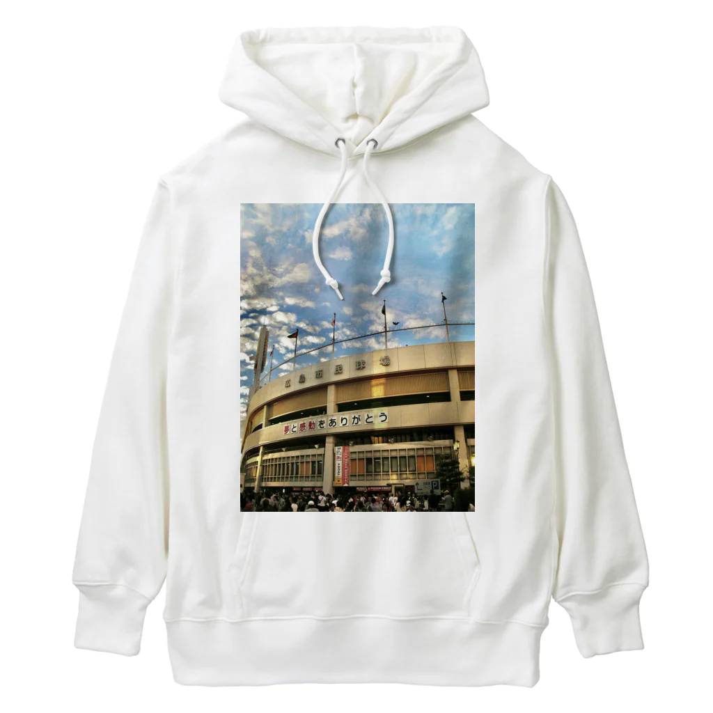 とことこての旧広島市民球場 Heavyweight Hoodie