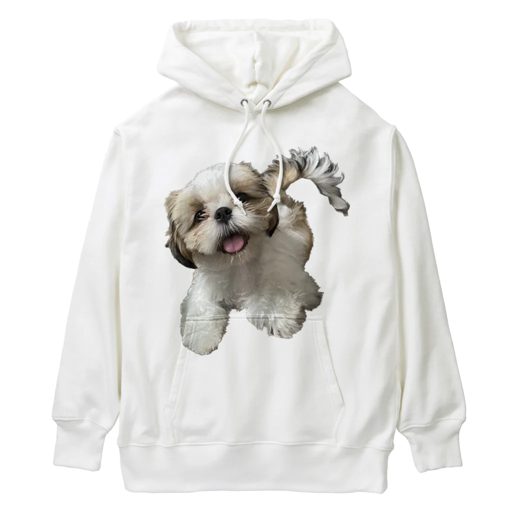 こつきと愛犬の茶々丸の狐月(こつき)の愛犬茶々丸 Heavyweight Hoodie