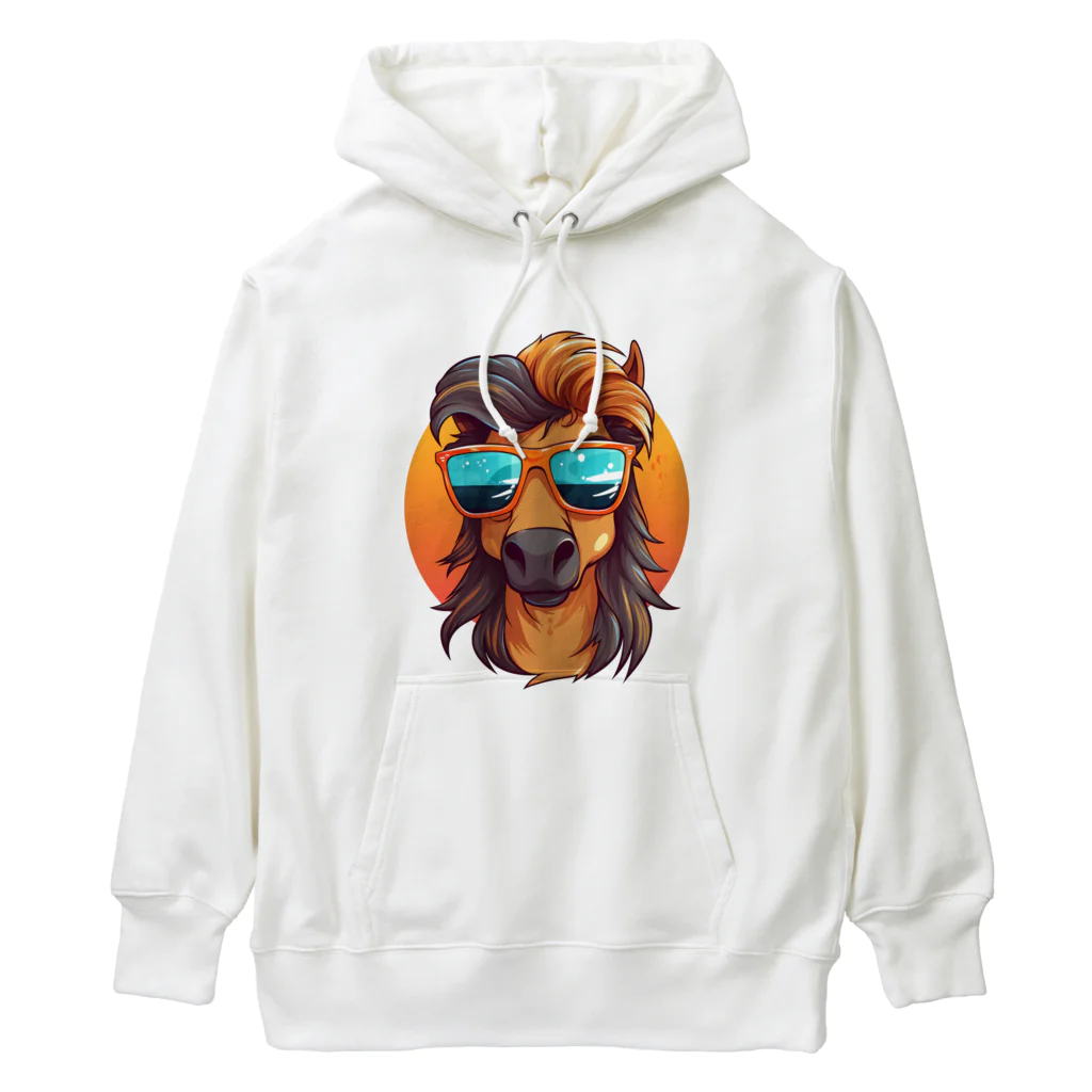 Vasetti_pressのカッコいい馬 Heavyweight Hoodie