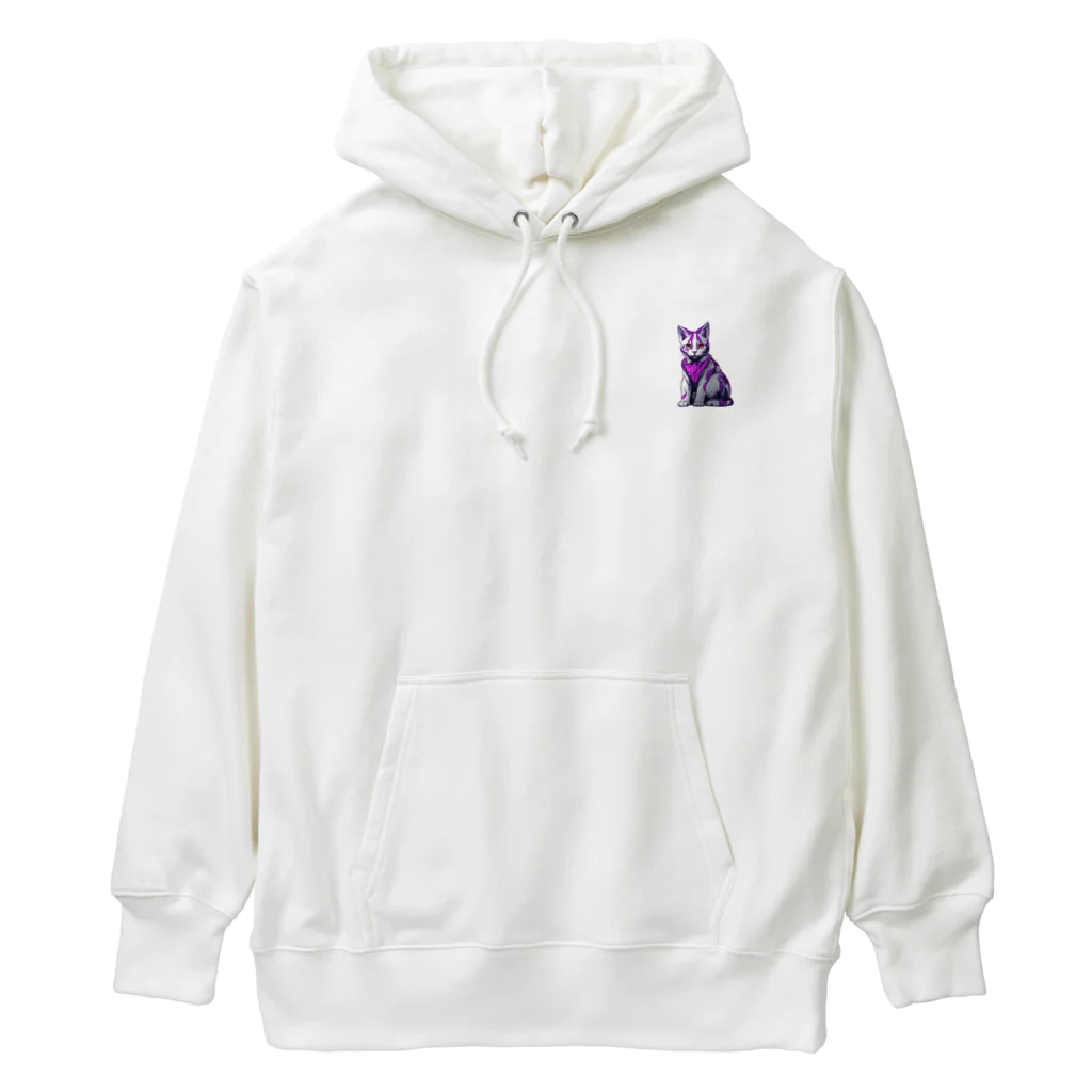 パンクビビッド•ピエロ団のパンクビビッド・ピエロキャット Heavyweight Hoodie